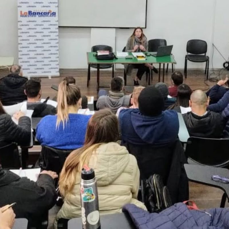 3° Clase del Curso de Formación en Derecho SindicalGremial para delegados y delegadas de La Bancaria Rosario