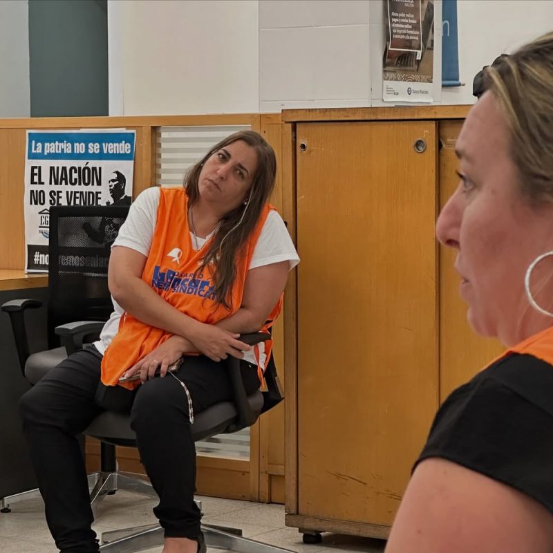 Asamblea en Banco Nación Sucursal Echesortu