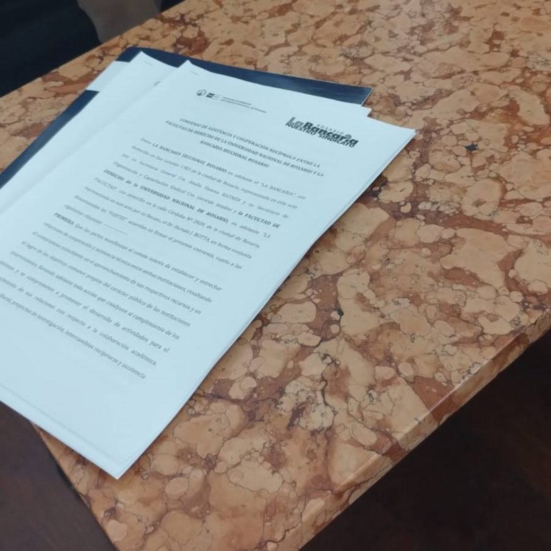 Firma de Convenio con la Facultad de Derecho de Rosario7