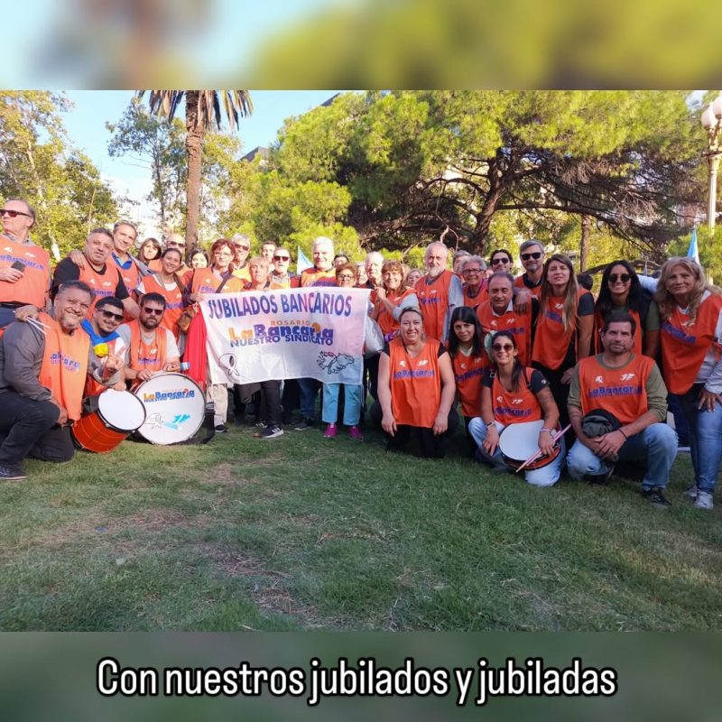 Marcha por los jubilados y jubiladas en Rosario